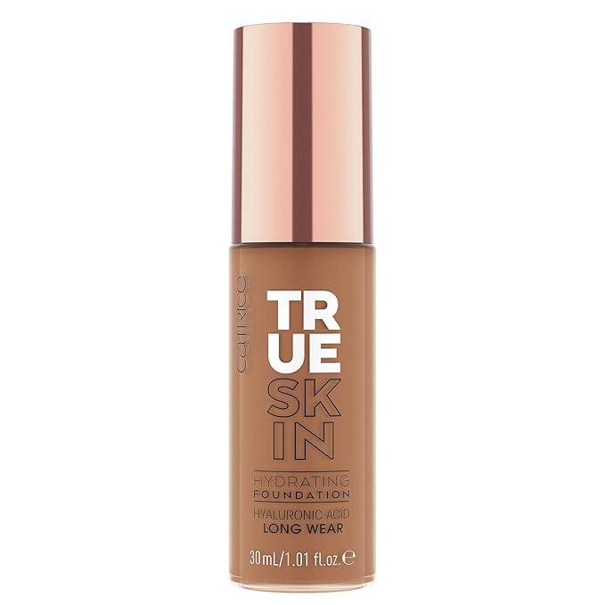 Catrice | True Skin Hydrating Foundation | Lightweight Buildable Coverage with Hyaluronic Acid and Watermelon Seed Oil | Vegan & Cruelty Free (080 | Neutral Pecan)-VivaGrace Women