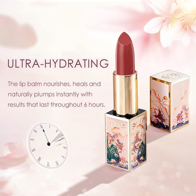 CATKIN Lip Balm Color Tinted Changing Lipstick Ultra Hydrating Lip Moistrurizer Chapstick with Vitamin E Nourishing For Cracked & Dry Lips 0.12 oz C05 DUSTY ROSE-VivaGrace Women