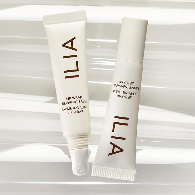 ILIA - Lip Wrap Reviving Balm | Non-Toxic, Vegan, Cruelty-Free, Plumping Moisturizer with Long Lasting Hydration (Lucid, 0.23 fl oz | 7 ml)-VivaGrace Women
