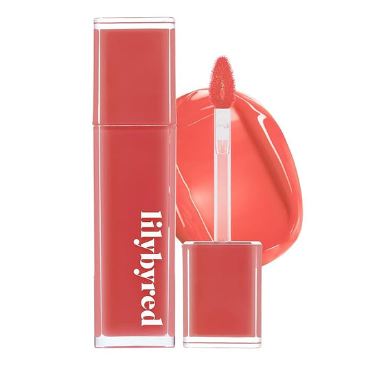 lilybyred Bloody Liar Coating Tint | Korean Glossy Lip Stain, Vivid & Juicy Color, Syrupy Shine, Moisturizing, Long-Lasting & Smudge-Proof, Non-Sticky, Lightweight, 0.14 oz. (03 Clever Mangapple)-VivaGrace Women