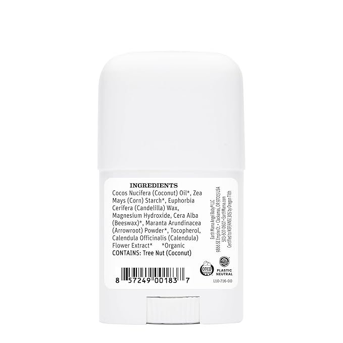 Earth Mama Mini Deodorant Travel Set | Safe for Sensitive Skin, Pregnancy and Breastfeeding, Contains Organic Calendula with No Fragrance Chemicals, No Baking Soda or Aluminum (4-Pack)-VivaGrace Women