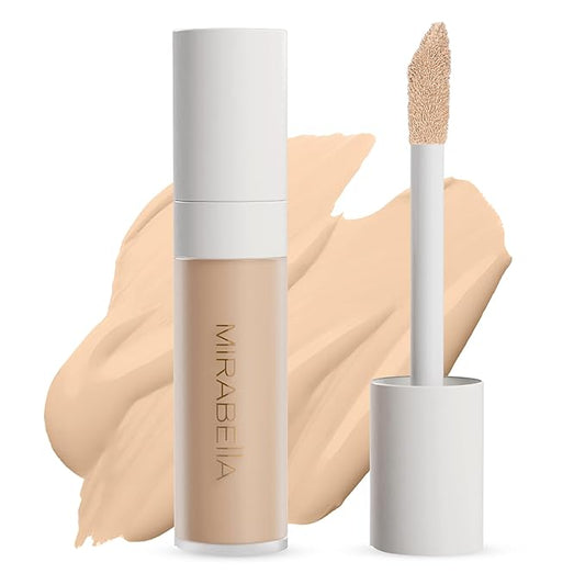 Mirabella Invincible For All Perfecting Under Eye Concealer Full Coverage - Hydrating Makeup Concealer for Dark Circles, Fine Lines & Wrinkles w/Hyaluronic Acid - Fair F60-VivaGrace Women