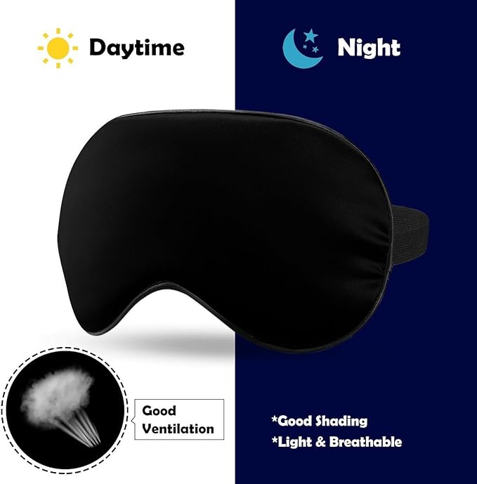 Custom Eye Mask Design Your Own Personalized Eye Shade Add Your Image Text Logo Light and Easy to Carry Effective Shadin Adjustable, 1pcsBlack, 8.1"x4.1"-VivaGrace Women