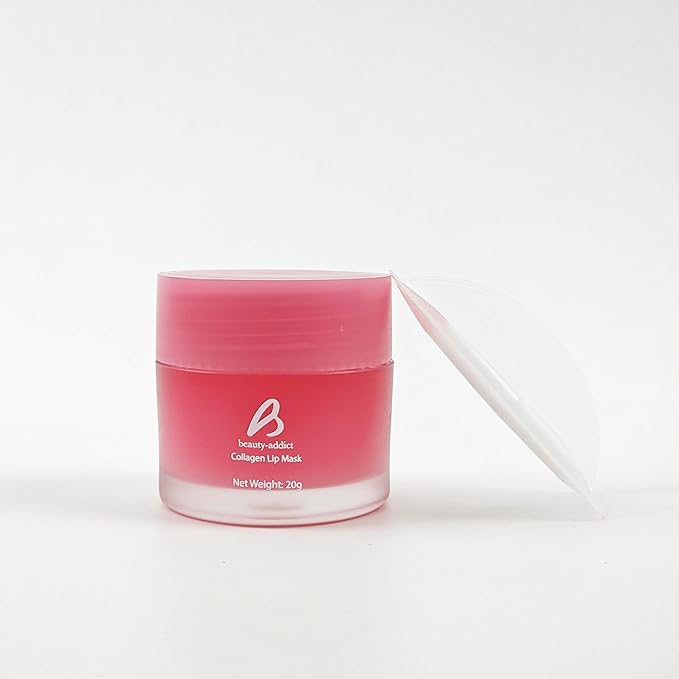 BEAUTY ADDICT Collagen Lip Mask - Strawberry Pout Lip Shine-VivaGrace Women
