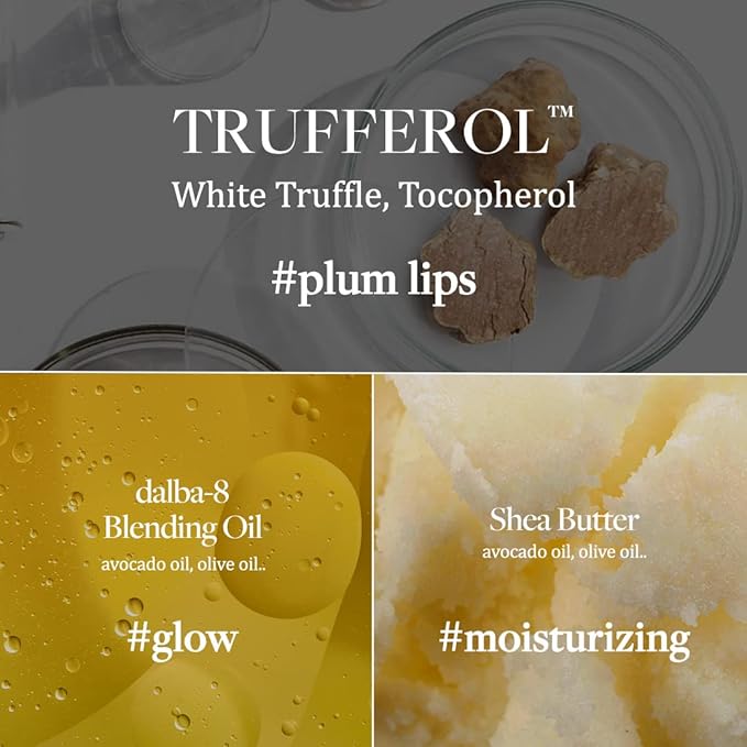 d’Alba Italian White Truffle Nourishing Serum Lip Butter, Vegan Skincare, Hydrating Lip Care with White Truffles for All Skin Types, Glowy Finish, Safe for Sensitive Skin…-VivaGrace Women