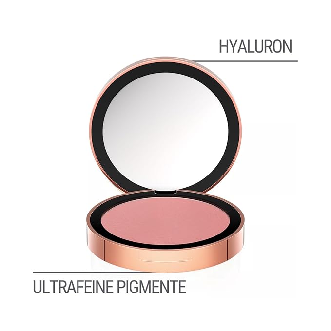 M. Asam Magic Finish Satin Blush Peachy Rose Blush (0.14 Oz) – Make-Up Powder Blush For A Fresh & Radiant Look With Hyaluronic Acid & Ultra-Fine Color Pigments For Fuller Looking Cheeks-VivaGrace Women