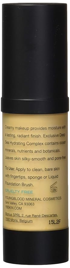 Youngblood Liquid Mineral Foundation, Sand, 17 Shades, Vegan, Cruelty-Free, Gluten-Free-VivaGrace Women