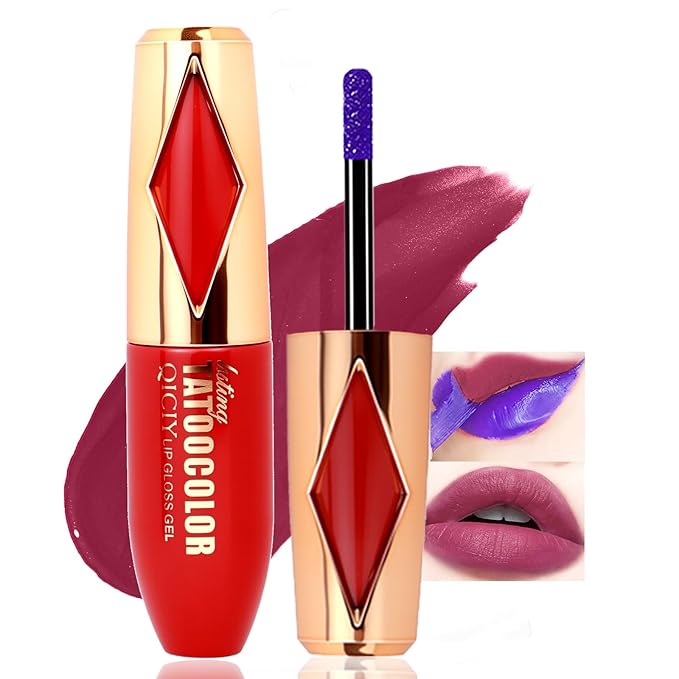 Peel Off Lip Stain -Lip Stain Peel Off Masque - Long Lasting, Waterproof and Transfer Proof Nude Lip Tint, Matte Finish Peel Off Makeup-VivaGrace Women