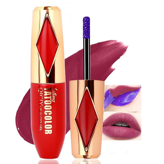 Peel Off Lip Stain -Lip Stain Peel Off Masque - Long Lasting, Waterproof and Transfer Proof Nude Lip Tint, Matte Finish Peel Off Makeup-VivaGrace Women