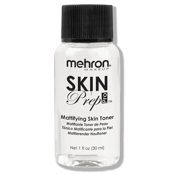 Mehron Makeup Skin Prep Pro Mattifying Skin Toner | Long Lasting Pre-Makeup Skin Primer (1 fl oz)-VivaGrace Women