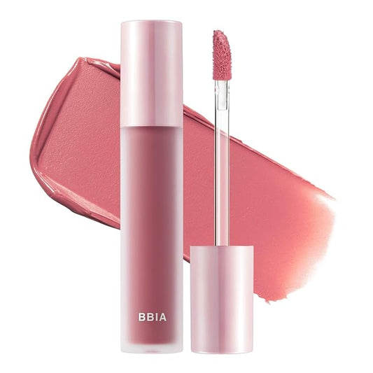 BBIA Last Velvet Tint - Soft & Creamy Matte Finish Lip Stain, Blur Effect with Velvety Texture, Long-Lasting, High Pigment, Lightweight, Non-Drying, Vegan, Korean Lip Makeup (V40 SUMMER ROSE)-VivaGrace Women
