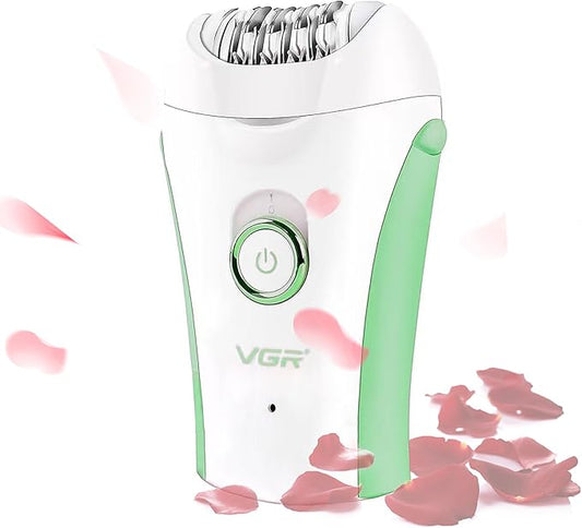 Epilators Hair Removal for Women, Glabrouse Skin Facial Hair Removal, Facial Hair Epilator with Eyebrow Trimmer for Women Face Sensitive Skin for Bikini, Face, Arm, Legs, Armpits, Green-VivaGrace Women
