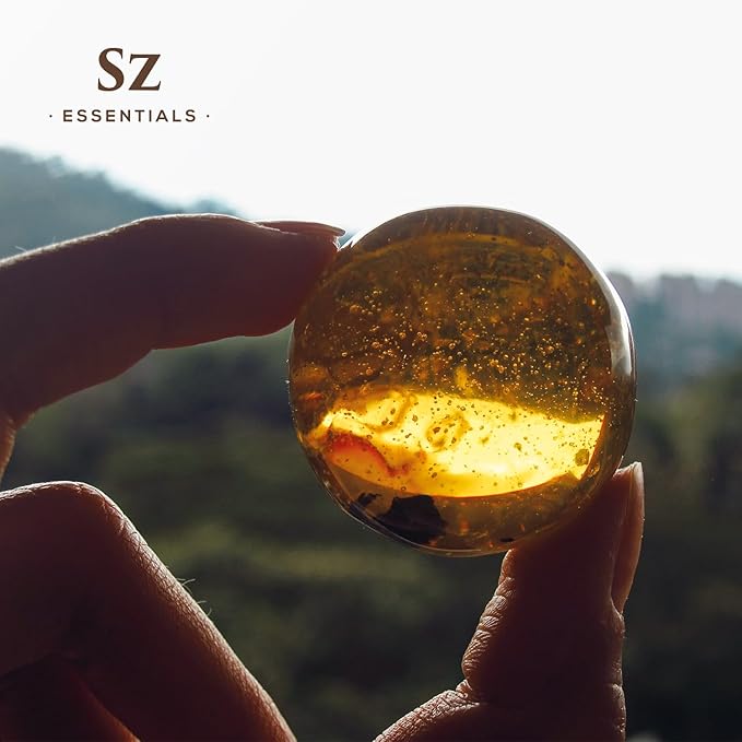 Amber 100% Pure, Essential Undiluted Oil - Extracted from Amber Resin - Rich & Floral Scent, with Smoky Overtones - Therapeutic Grade & Vegan - 0.17oz (5ml)-VivaGrace Women