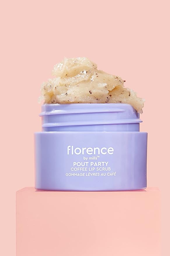 florence by mills Pout Party Coffee Lip Scrub, 0.52 oz/ 15g-VivaGrace Women