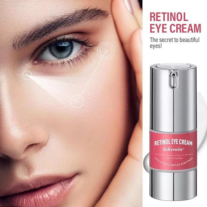 Retinol Eye Cream, Under Eye Cream Anti Aging,Retinol Eye Stick, eliminate puffiness, smooth fine lines, improve eye skin.Retinol Face Cream-VivaGrace Women