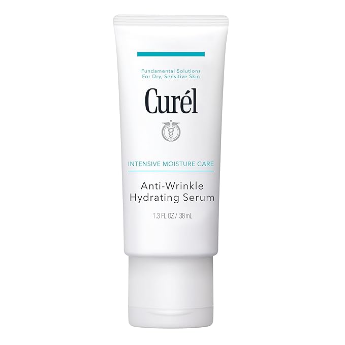 Curel Japanese Skin Care, Anti-Wrinkle Hydrating Serum, Lightweight Serum, Fragrance Free & Colorant Free, For Sensitive Skin, 1.3 Oz-VivaGrace Women