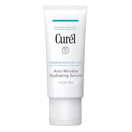 Curel Japanese Skin Care, Anti-Wrinkle Hydrating Serum, Lightweight Serum, Fragrance Free & Colorant Free, For Sensitive Skin, 1.3 Oz-VivaGrace Women