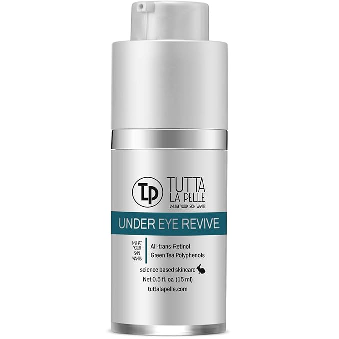 Under Eye Repair Cream - All-Trans-Retinol UNDER EYE REVIVE Anti Aging Eye Cream For Dark Circles And Puffiness, Under Eye Bags, Fine lines, Wrinkles - 0.5 Oz-VivaGrace Women