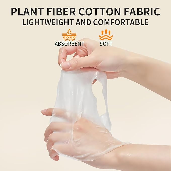 Firming and Moisturizing Sheet Face Masks ((Pack of 10)) with Hyaluronic Acid and Peptides, Reduce Fine Lines and Wrinkles, Hydrating & Anti-Aging Spa Face Mask, Facial Skin Care-VivaGrace Women