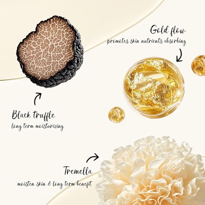 CATKIN Face Makeup Primer Base Ultra Hydrating Essense Natural Glow Finish for Dry Skin Blur Pores Infused with Black Truffle Serum & Hyaluronic acid Translucent Oil Free Formula-VivaGrace Women