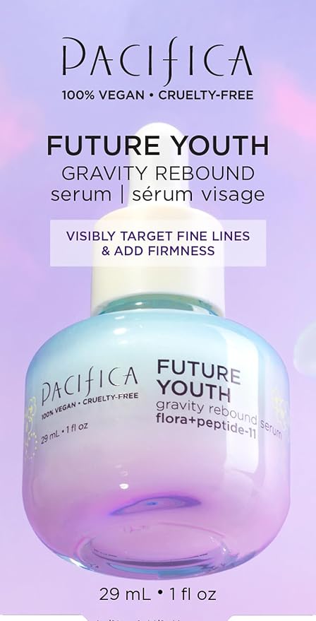 Pacifica Future Youth Gravity Rebound Face Serum – Multi-Peptide Firming Facial Serum for Fine Lines, Anti-Aging & Elasticity Vegan & Cruelty-Free Dermatologist Tested-VivaGrace Women