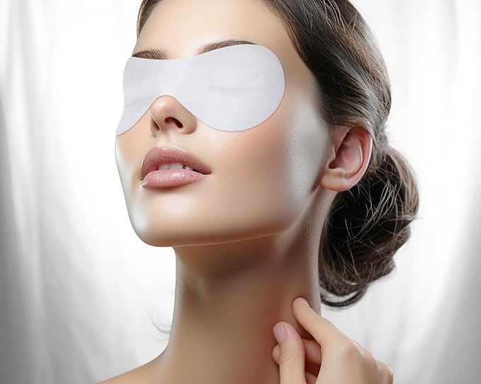 PENTA ANGEL Disposable Eye Mask Paper 50 Sheets Non Woven Eye Care Patches Cotton Spa Eye Pads Covers for Facial Skincare (50)-VivaGrace Women