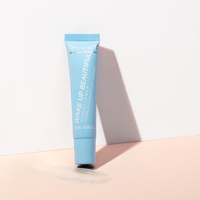 Pacifica Beauty Complex Lip Balm Trio Set, Makeup, Glow Baby, Wake Up Beautiful, Vegan Collagen, Lip Gloss, Orange, Lavender, Lemon, Vanilla, Non Sticky Formula, 0.30 fl oz Each (Set of 3)-VivaGrace Women