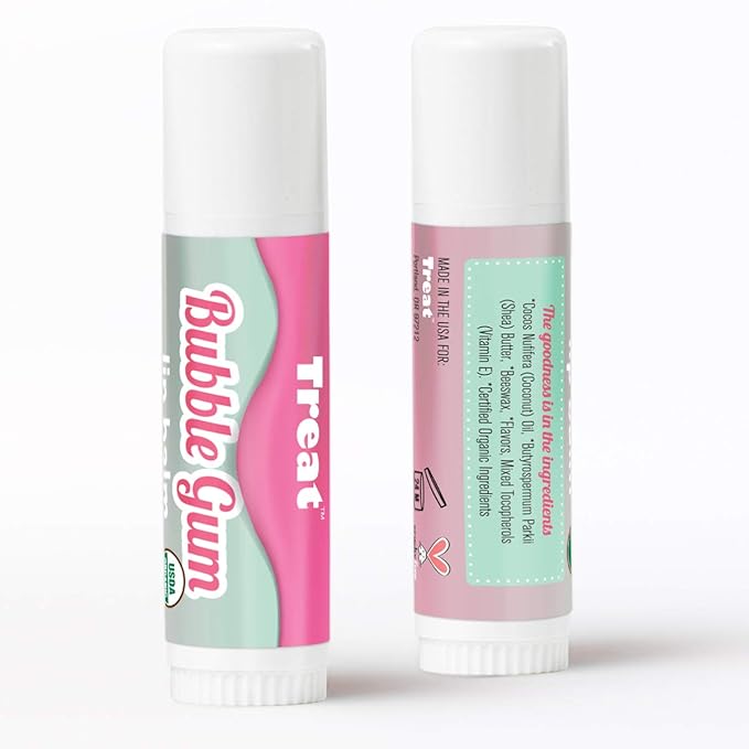 TREAT© Jumbo - Cruelty Free .50 OZ (BUBBLE GUM LIP BALM)-VivaGrace Women