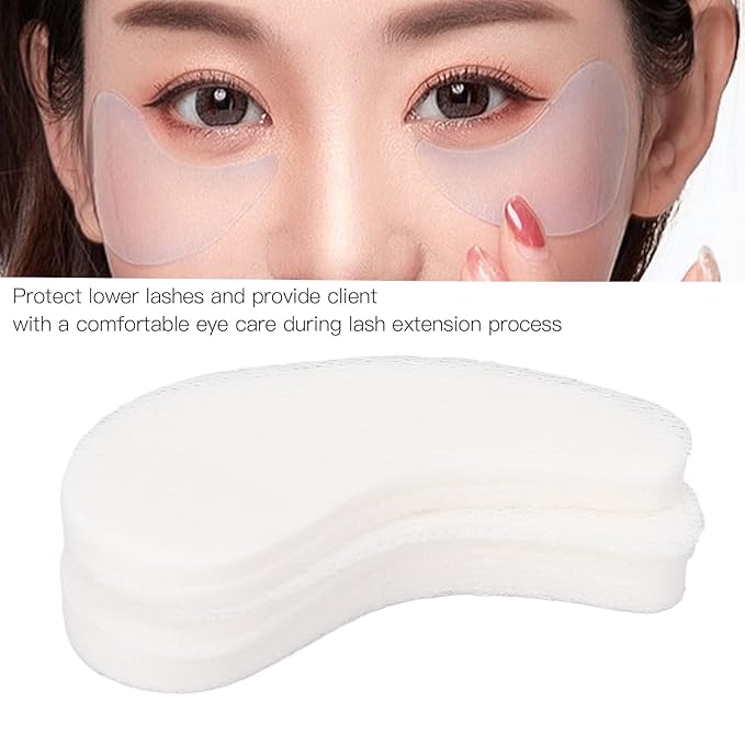 160pcs Eye Mask Paper Sheet, Disposable Thin Eye Compressed Facial Mask Paper Eye Care Towel Sheet for Salon Beauty-VivaGrace Women