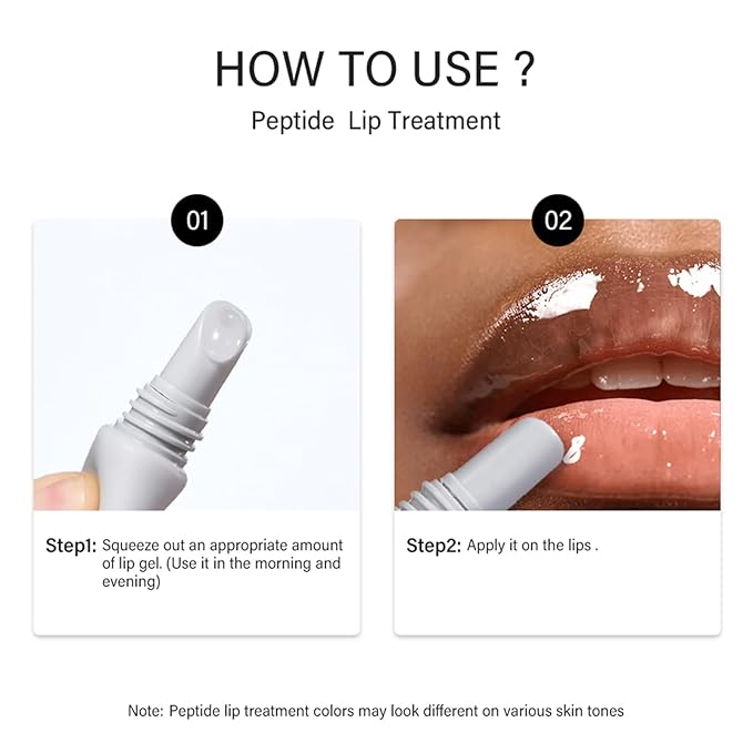 Glow Lip Balm, Hydrating Moisturizing Lip Balm for Dry Cracked Lips, Sheer Tint Color, Shiny Glossy, Long Lasting Lip Moisturizer Nourishing Lip Care Lip Repair Gel Peptide Lip Treatment ChapStick-02#-VivaGrace Women