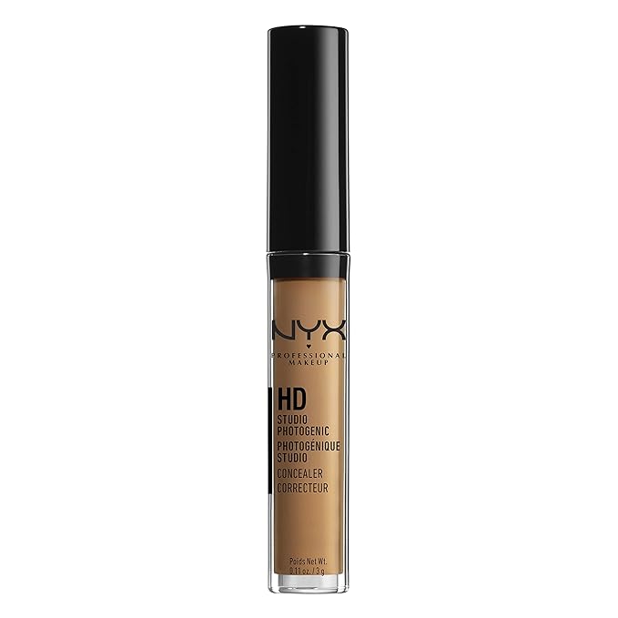 NYX PROFESSIONAL MAKEUP HD Studio Photogenic Concealer Wand, Medium Coverage - Nutmeg-VivaGrace Women