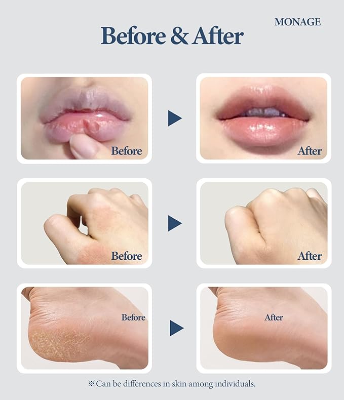 Korea Vegan & Nourishing & Moisturizing Lip Care Made from 100% Natural Ingredients, Organic Moisturizer for Dry, Cracked Lips & Skin, Long-lasting Lip Balm, Comfort, 0.38 Ounce-VivaGrace Women