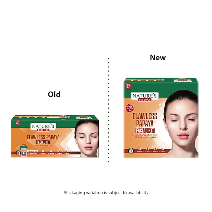 Nature's Essence Flawless Papaya Facial Kit-VivaGrace Women