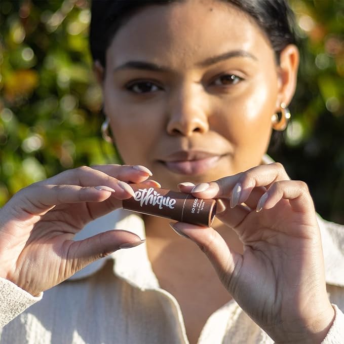 Ethique So Cocoa Nourishing Lip Balm - Plastic-Free, Vegan, Cruelty-Free, Eco-Friendly, 0.32 oz (Pack of 1)-VivaGrace Women
