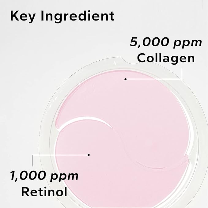 Retinol & Collagen Under Eye Patches - Under Eye Patch for Puffy Eyes & Bags, Dark Circles and Puffiness, Cooling Patches for Skincare, Under Eye Patchess for Beauty & Personal Care-VivaGrace Women