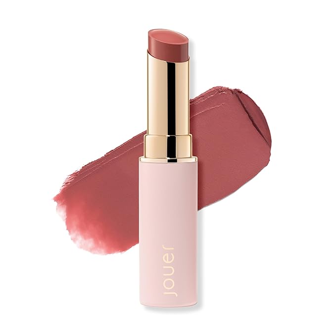 Jouer Balm Bouche Demi-Matte Lip-Sensualité - Tinted Lip Balm - Hydrating Lip Tint Long Lasting - Matte Lip Color - Jojoba Seed Oil and Shea Butter Formula-VivaGrace Women