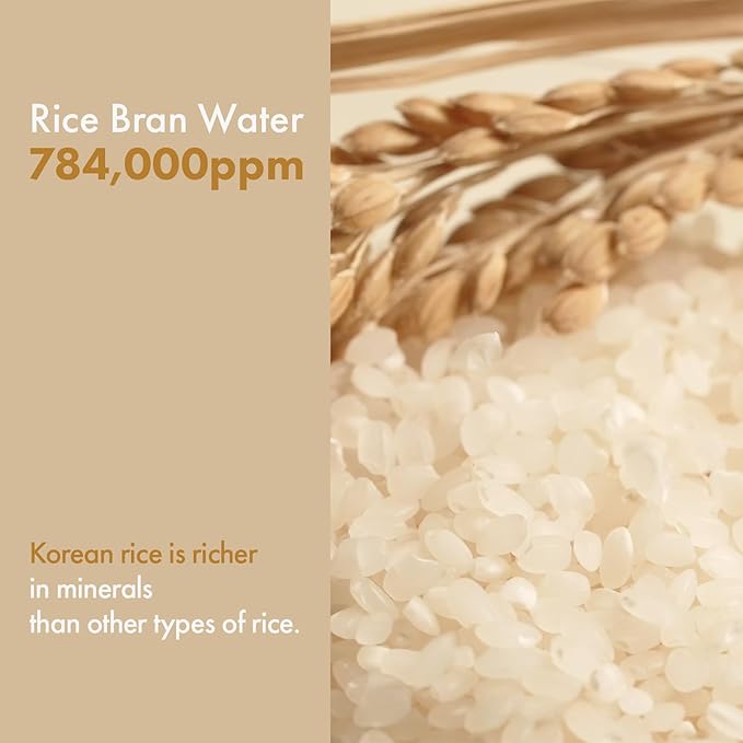 Rice Glow Milky Toner with 784,000ppm Korean Rice Water, Niacinamide, Ceramides, Panthenol, Glow, Glass Skin, Hydrating, Purifying, Fragrance-Free, Korean Skin Care, 250ml, 8.45 fl.oz.-VivaGrace Women