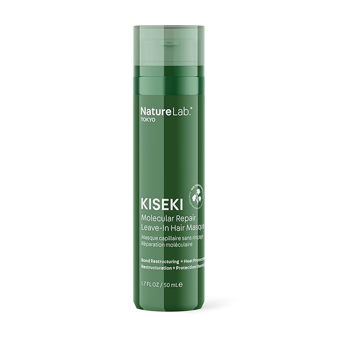 NatureLab.TOKYO Kiseki Molecular Repair Leave-In Hair Masque – Deep Conditioning Treatment to Restore, Strengthen & Bond Damaged Hair – Repair Split Ends, Add Shine & Smoothness – 1.7 Fl Oz-VivaGrace Women