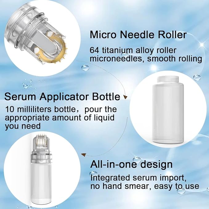 Plus Derma Hydra Roller Skin Roller and Serum Applicator for Home Use-VivaGrace Women