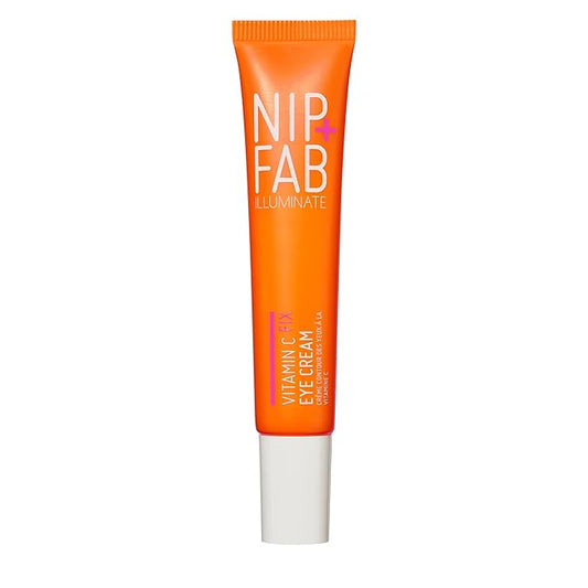 Nip+Fab Vitamin C Fix Eye Cream 10% 0.5 fl oz | with Peptides, Caffeine and Niacinamide for Smoother, Brighter Under Eye Skin | 3 Forms of Vitamin C-VivaGrace Women