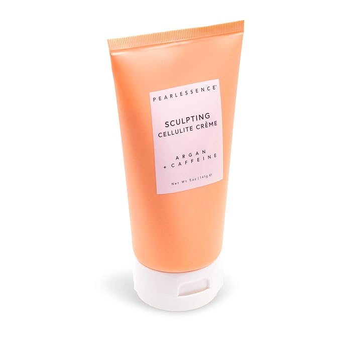 Pearlessence Sculpting Cellulite Cream, Argan & Caffeine - Helps Soften, Firm & Plump | Reduce Appearance of Dimples & Cellulite | USA Made (5 ounces)-VivaGrace Women