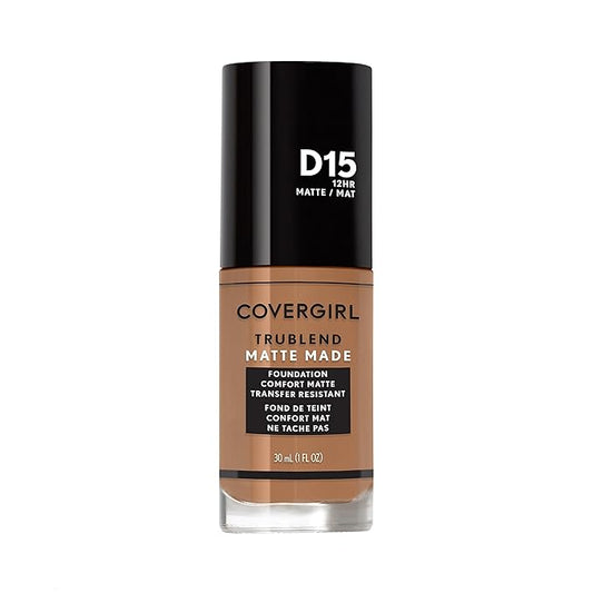 COVERGIRL TruBlend Matte Made Liquid Foundation, Warm Tawny, 1 Fl Oz (Pack of 1)-VivaGrace Women