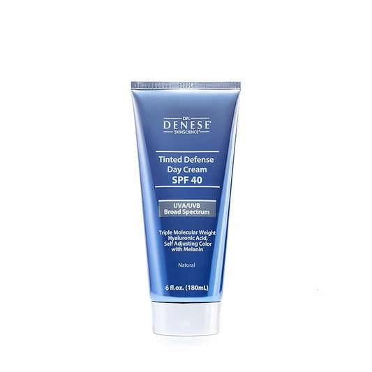 Dr. Denese SPF 40 Defense Day Cream, Anti-Aging BB (Beauty Balm) cream, CC (Color Correcting) cream (Natual, 6 oz)-VivaGrace Women