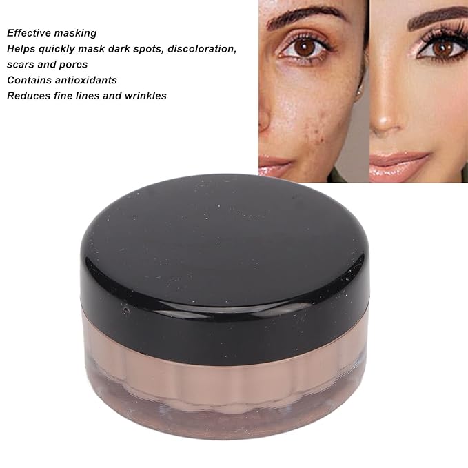Color Correcting Concealer Cream, Makeup Face Concealer Brighten Skin Colour Moisturising Lasting Oil Control Coverage Concealer,Professional Makeup Corrector 12ml (02)-VivaGrace Women