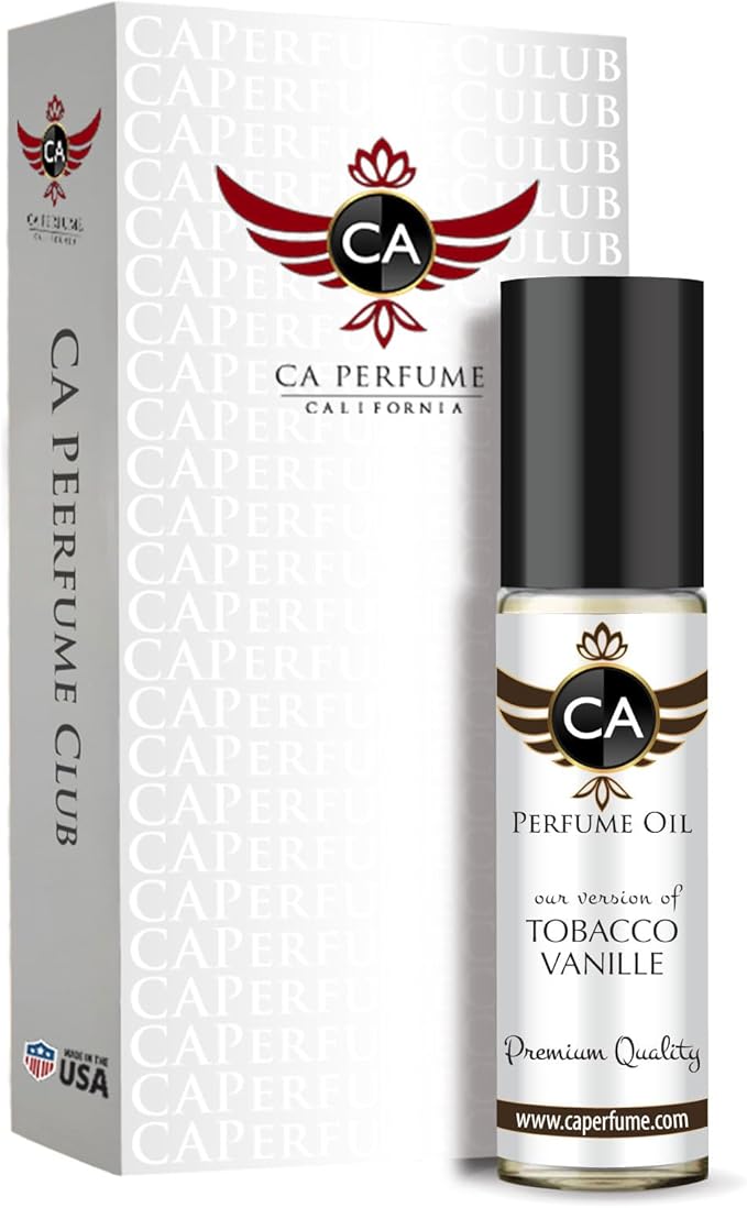 CA Perfume Impression of Tobacco Vanille For Men and Women Fragrance Body Oil Dupes Alcohol-Free Roll-On 0.3 Fl Oz/10ml-VivaGrace Women