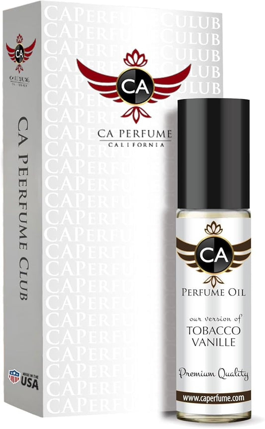 CA Perfume Impression of Tobacco Vanille For Men and Women Fragrance Body Oil Dupes Alcohol-Free Roll-On 0.3 Fl Oz/10ml-VivaGrace Women