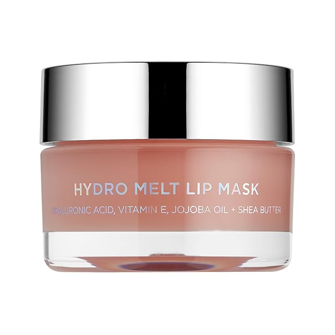 Sigma Beauty Hydro Melt Lip Mask - Hush - Lip Sleep Mask or Day Mask - Plumps, Hydrates and Adds Shine - Leave On Lip Mask with Hyaluronic Acid, Vitamin E, Jojoba oil, and Shea Butter-VivaGrace Women