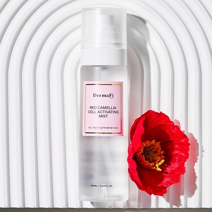 [DermaFi] Red Camellia Cell Activating Mist Facial Toner Spray (3.38 fl oz/100ml)-VivaGrace Women
