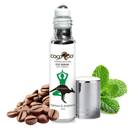 Caffeinated Eye Serum, Nutrient-Dense, 100% Pure, Natural & Vegan (Peppermint)-VivaGrace Women