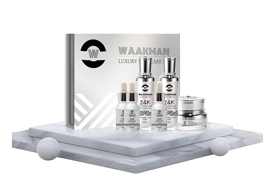 Luxury Skin Care Silver Solution, Facial Cream, Moisturizer, Toner and Serum-VivaGrace Women